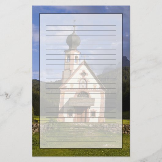 Papeterie Belle église isolée et solitaire appelée Rainui (Devant)