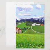Papeterie Belle Norvège (Devant / Derrière)