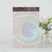 Papeterie Belle plume de paon (Debout devant)