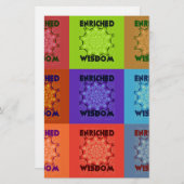 Papeterie Belle Pop Art Extraordinaire belle Impression : En (Devant / Derrière)