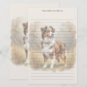 Papeterie Berger Australien Red Merle (Devant / Derrière)