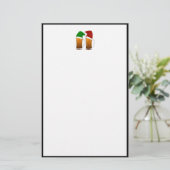 Papeterie Bière de Noël (Debout devant)