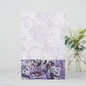 Papeterie BIRD NEST, blanc bleu pourpre (Debout devant)