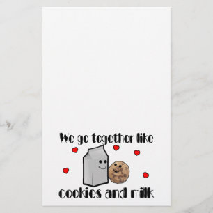 Papeterie Biscuits et amour de lait
