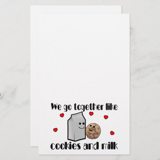 Papeterie Biscuits et amour de lait (Devant / Derrière)