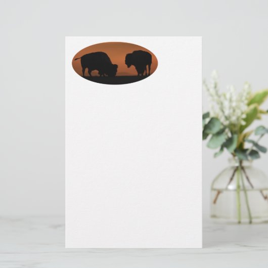 Papeterie bison (Debout devant)