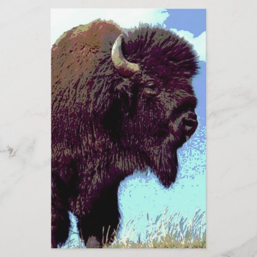 Papeterie Bison Pop Art (Devant)