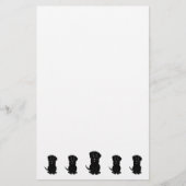 Papeterie Black Labrador Dog Design (Devant)