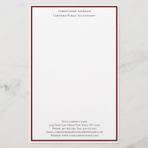 Papeterie Blanc de Bourgogne Professionnel Entreprise Person