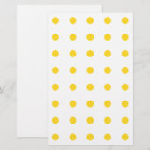 Papeterie blanche et jaune (Devant / Derrière)