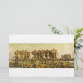 Papeterie Blessé par John Singer Sargent Première Guerre mon (Debout devant)