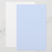 Papeterie Bleu clair bébé (Devant / Derrière)