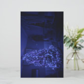 Papeterie Bleu Joyeux sapin de Noël (Debout devant)