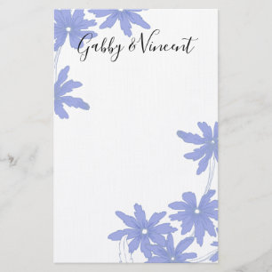 Papeterie Bleu périwinkle Mariage blanc