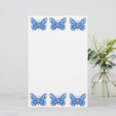 Papeterie bleue de papillon (Debout devant)