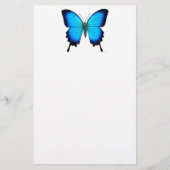 Papeterie bleue de papillon de Papilio Ulysse (Devant)