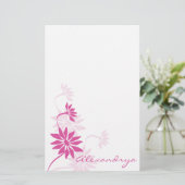 Papeterie Bloc - notes assez rose (Debout devant)