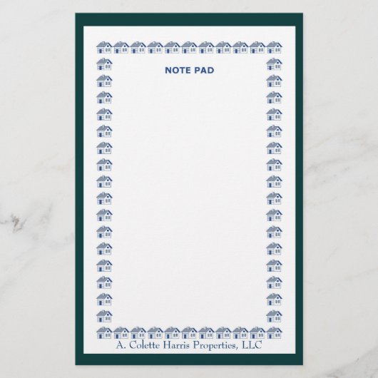 Papeterie Bloc-notes - Conception 10 (Devant)