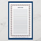 Papeterie Bloc-notes - Conception 3 (Devant)