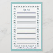 Papeterie Bloc-notes - Conception 5 (Devant)