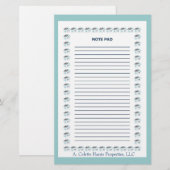 Papeterie Bloc-notes - Conception 5 (Devant / Derrière)