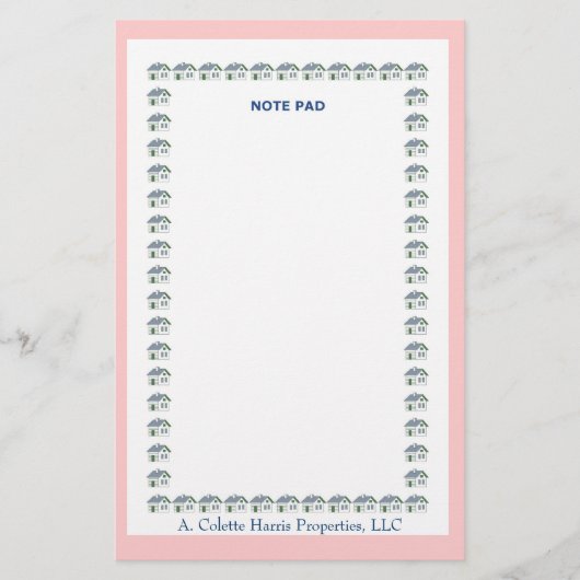 Papeterie Bloc-notes - Conception 8 (Devant)