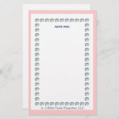 Papeterie Bloc-notes - Conception 8 (Devant / Derrière)