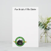 Papeterie Bloc - notes de blaireau de miel (Debout devant)