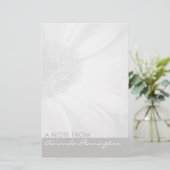 Papeterie Bloc-notes gris et blanc (Debout devant)