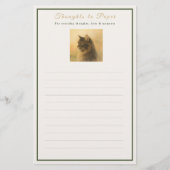 Papeterie Bloc-notes Pensées sur Papier | Chat Maine Coon (Devant)