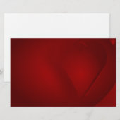 Papeterie Blood Red Hearts (Devant / Derrière)