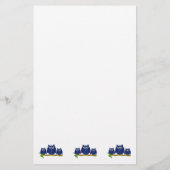 Papeterie Blue Owls Design (Dos)