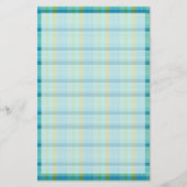 Papeterie Blue Plaid par Shirley Taylor (Devant)