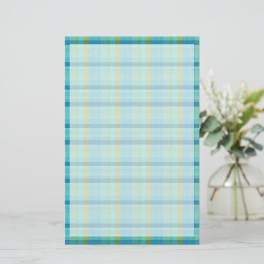 Papeterie Blue Plaid par Shirley Taylor (Debout devant)