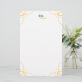Papeterie Blue The King Stationery (Debout devant)