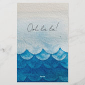 Papeterie Blue Wave Card (Dos)