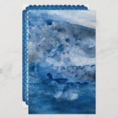 Papeterie Blue Wave Card (Devant / Derrière)