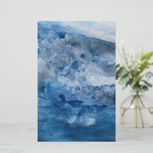 Papeterie Blue Wave Card (Debout devant)