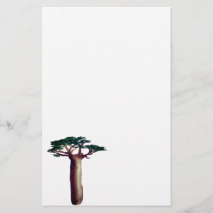 Papeterie Bobab dessin de l'arbre Stationery