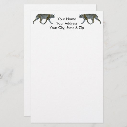 Papeterie Bobcat (Devant / Derrière)