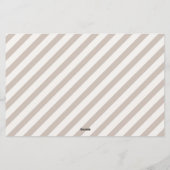 Papeterie Boho ours en peluche baby shower parents conseils (Dos)