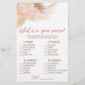 Papeterie Boho Rose Floral Qu'est-ce que dans le jeu de Baby (Devant)