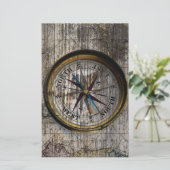 Papeterie Bois de compas vintage (Debout devant)