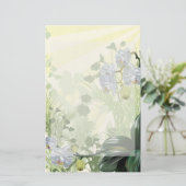 Papeterie Bois d'orchidées blanches stationnaires (Debout devant)