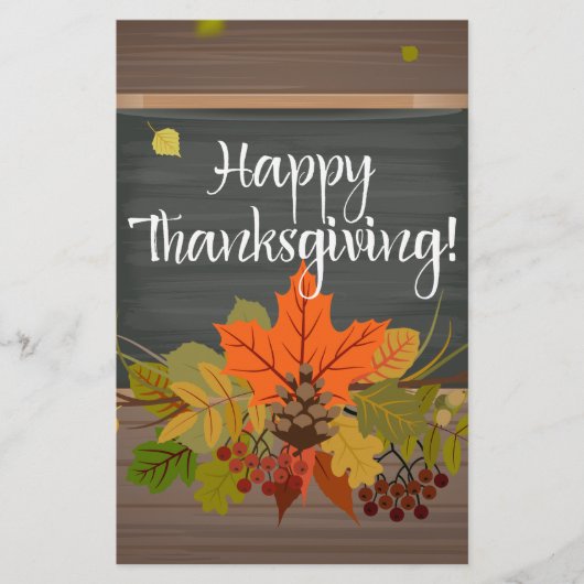 Papeterie bon thanksgiving (Devant)