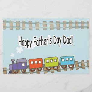 Papeterie Bon train de Fêtes des pères