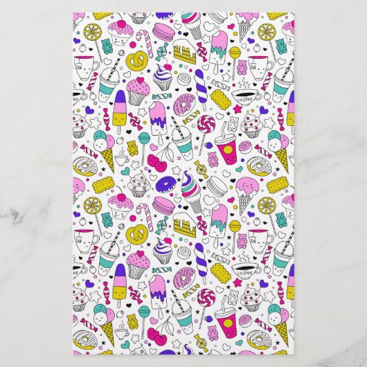 Papeterie Bonbons colorés doux Motif (Devant)