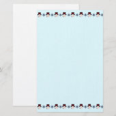 Papeterie Bonhommes de neige (Devant / Derrière)