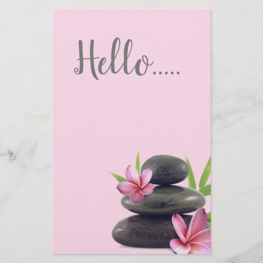 Papeterie Bonjour fixe (Devant)