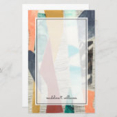 Papeterie Bordure couleur II (Devant / Derrière)